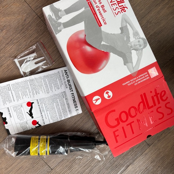 GoodLife Fitness Exercise Ball 55cm *LIKE NEW* - Picture 3 of 4